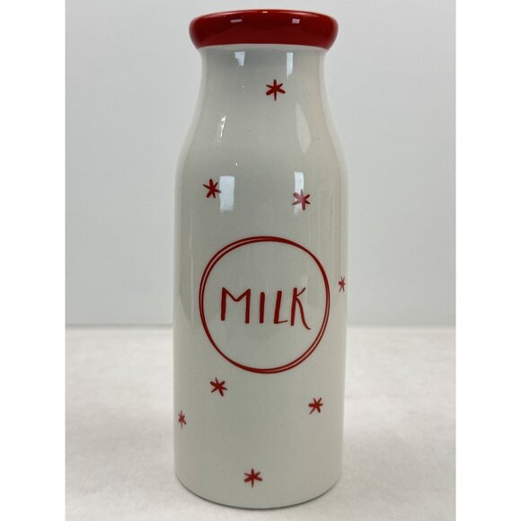 Santa's Cookies and Milk Ceramic Set Christmas Plate and Jug Holiday Treats NEW - Picture 5 of 16